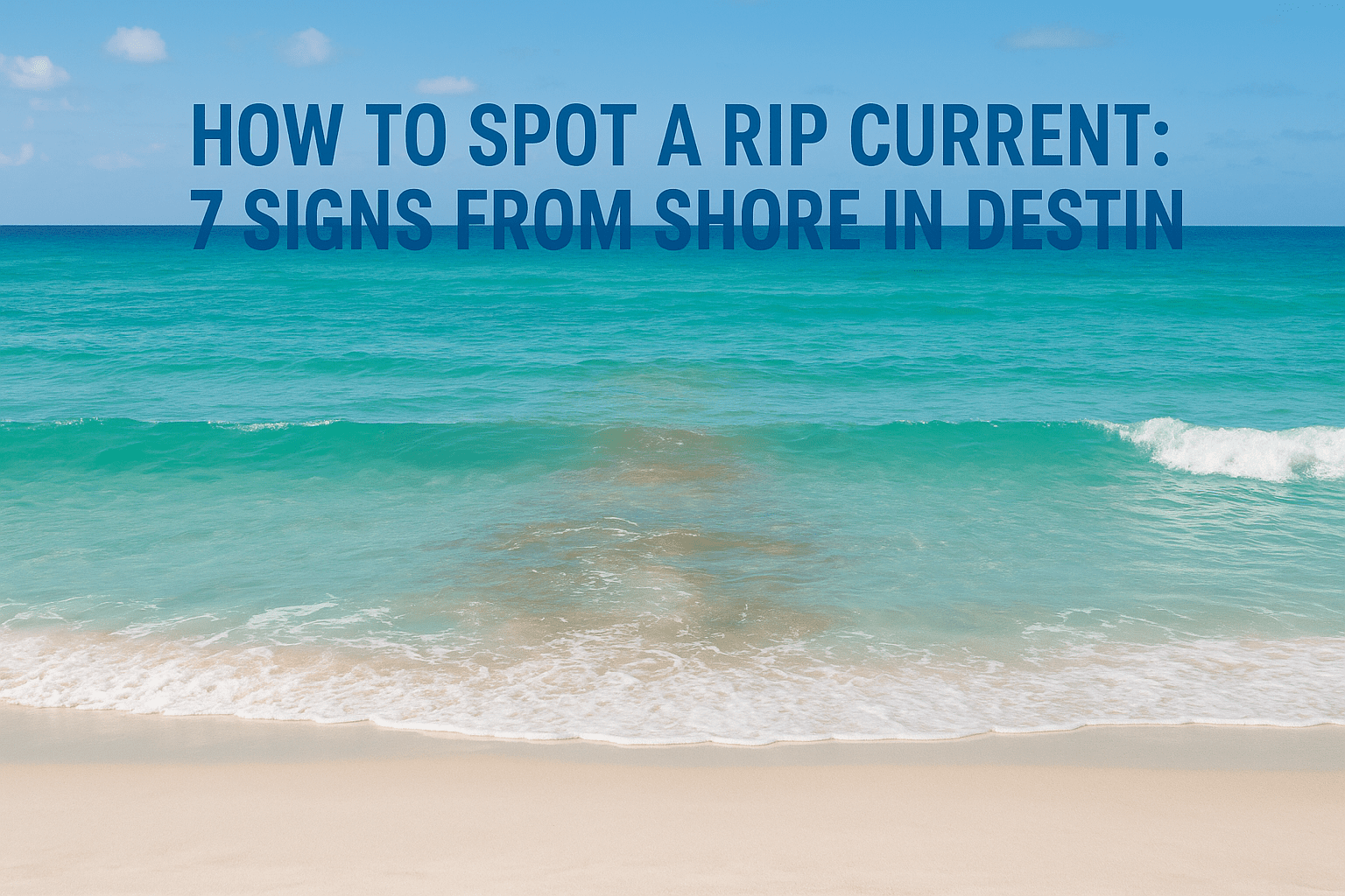 How To Spot A Rip Current: 7 Signs From Shore In Destin - Crab Island ...